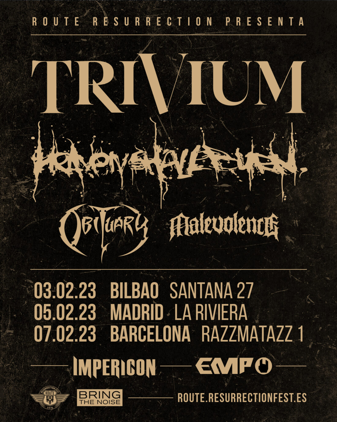 Nuevos invitados para la gira de Trivium y Heaven Shall Burn - Zona-Zero.net